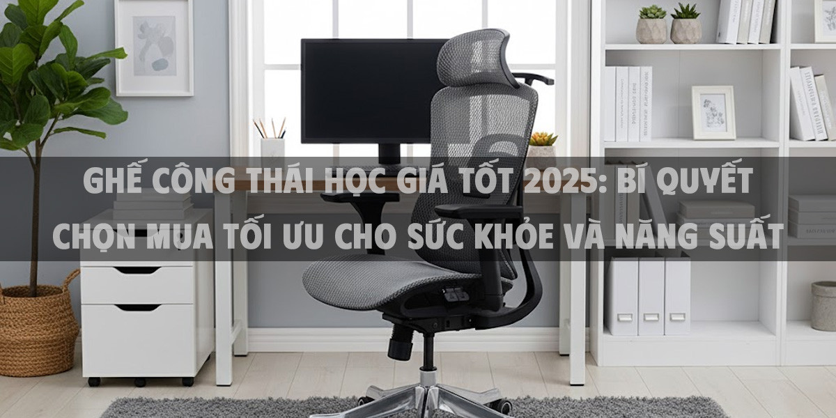 Ghế Công Thái Học Giá Tốt 2025: Bí Quyết Chọn Mua Tối Ưu Cho Sức Khỏe Và Năng Suất
